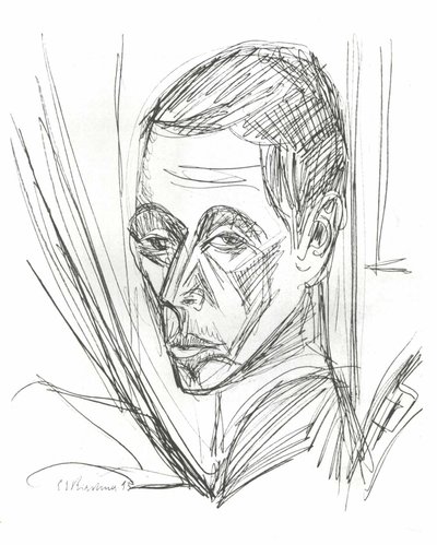 Self-portrait by Ernst Ludwig Kirchner